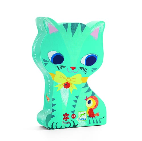 Djeco – Puzzle Gato Pachat e Amigos 24pcs