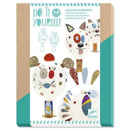 Djeco – 4 Balões para Decorar