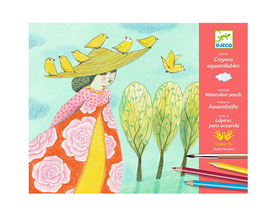 Djeco – Lápis Aguareláveis