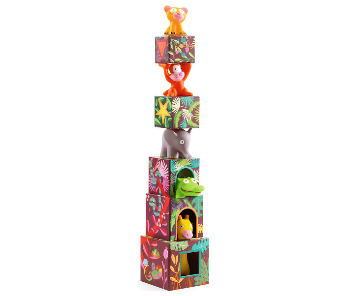 Djeco – Cubos Maxi Topanijungle