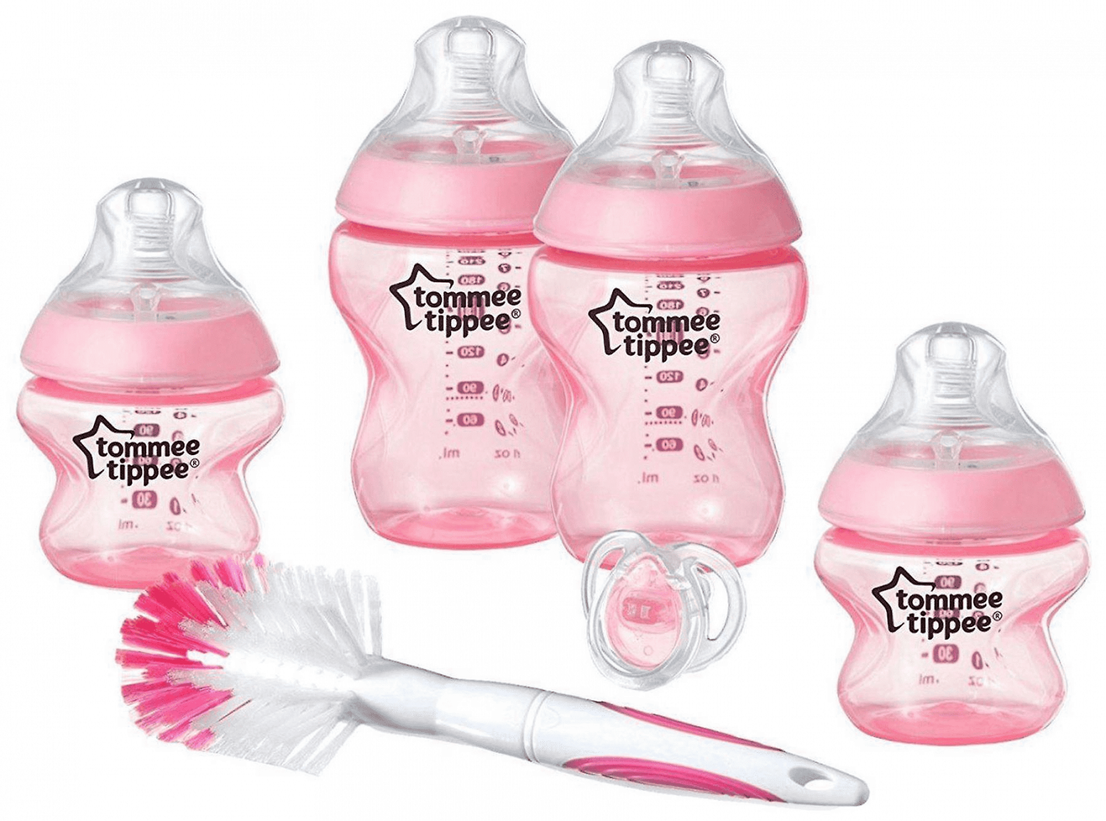 Tommee Tippee Closer To Nature Kit Biberões Rosa