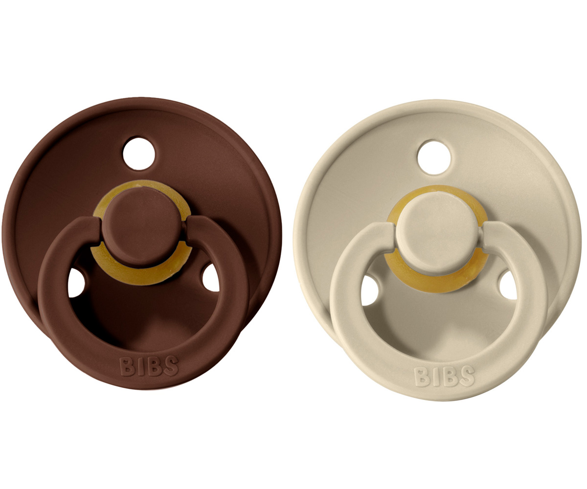 BIBS 2 Chupetas 6-18m – Mocha/Sand
