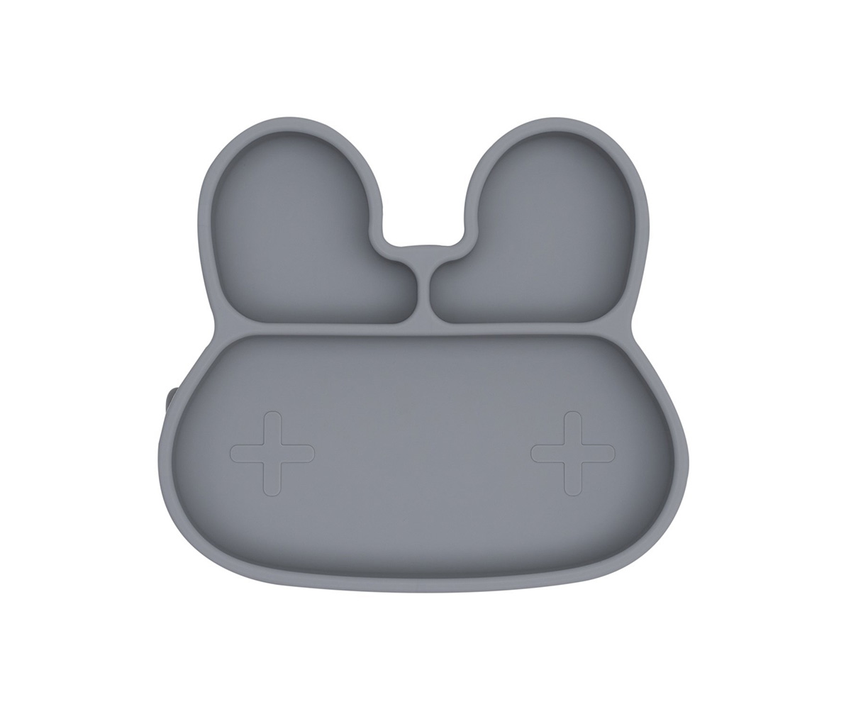 We Might Be Tiny – Prato com Ventosa Coelho – Cinzento