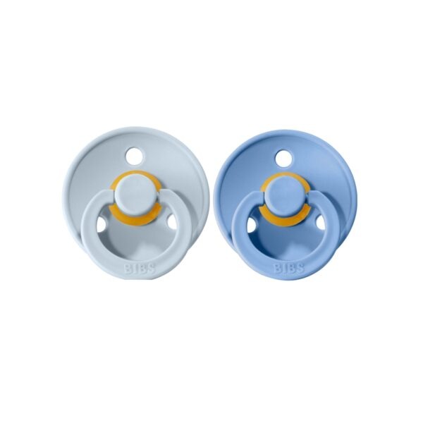 BIBS 2 Chupetas 6-18m – Sky Blue/Baby Blue