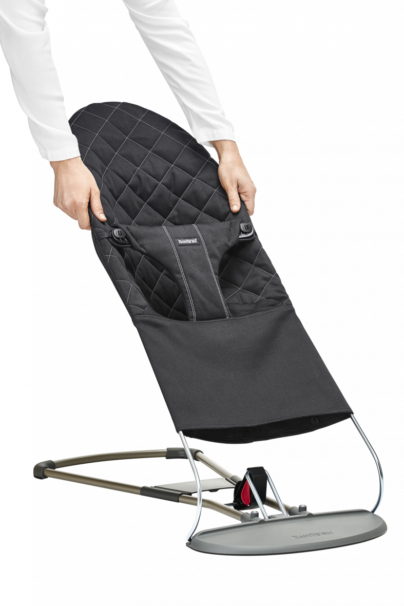 BabyBjorn Forra para Espreguiçadeira Bliss Algodão – Negro