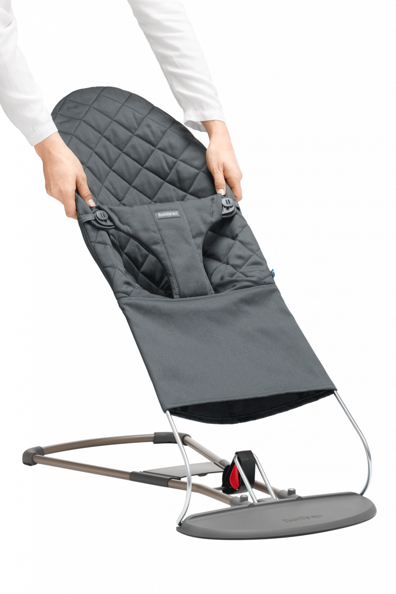 BabyBjorn Forra para Espreguiçadeira Bliss Algodão – Antracita