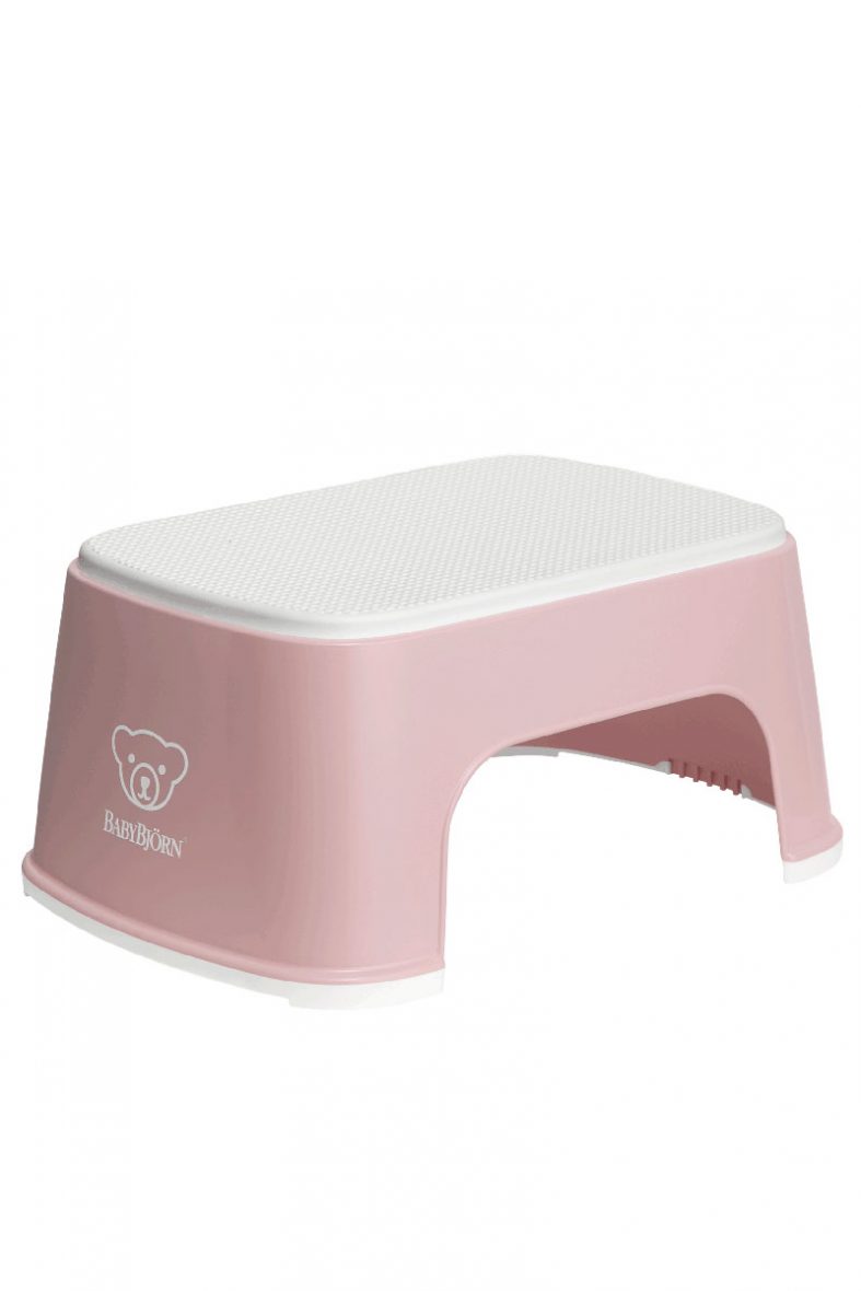 BabyBjorn Banco Estável – Rosa Pastel/Blanco