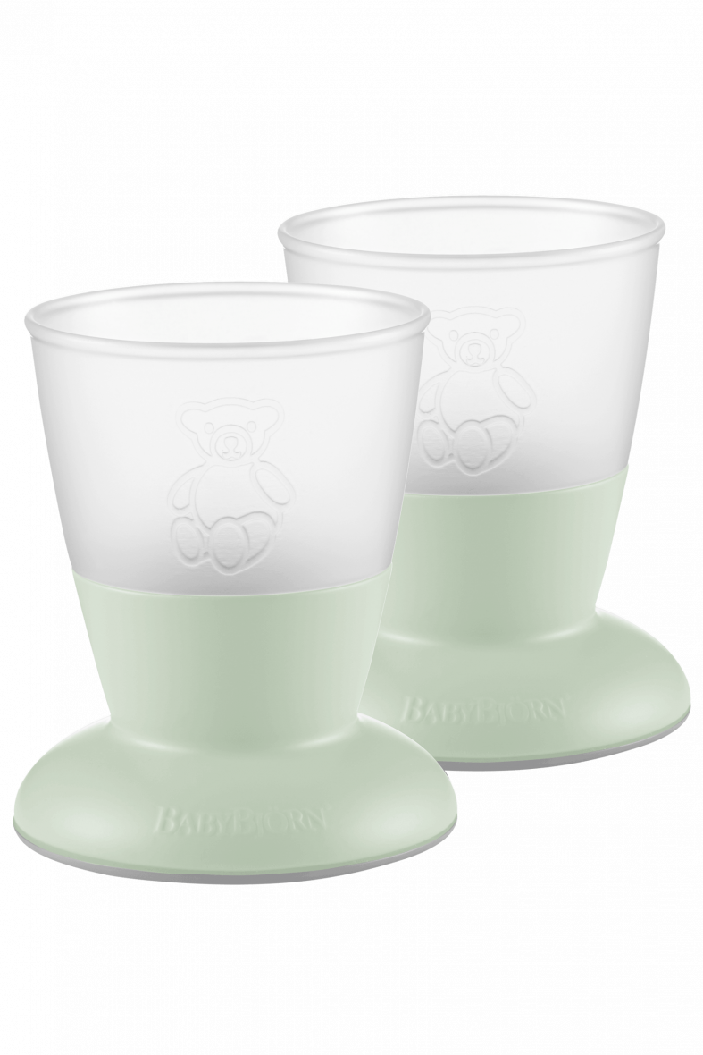 BabyBjorn Conjunto de copos (2uni.) – Verde Pastel