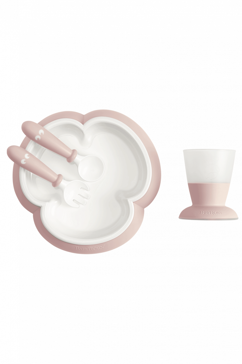 BabyBjorn Conjunto de Refeição – Rosa Pastel
