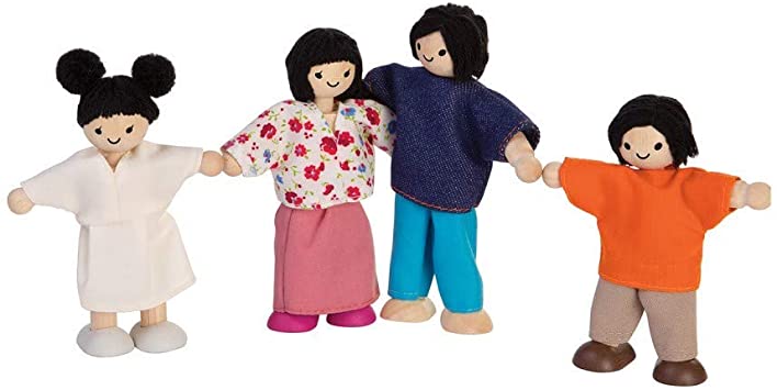 PlanToys – Família de Bonecos – Asiática