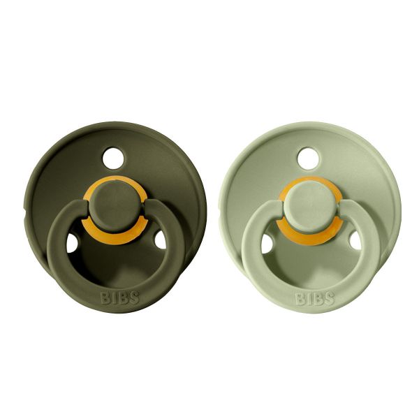 BIBS 2 Chupetas 18m+ – Hunter Green/Sage