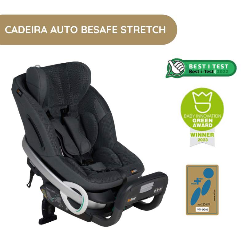Cadeira Auto BeSafe Stretch – Anthracite Mesh
