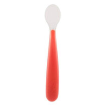 Colher Macia Silicone 6m+ vermelha