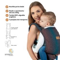 Isara Mochila Portabebé Quick Full Buckle - Pixelated Spicy Bamboo