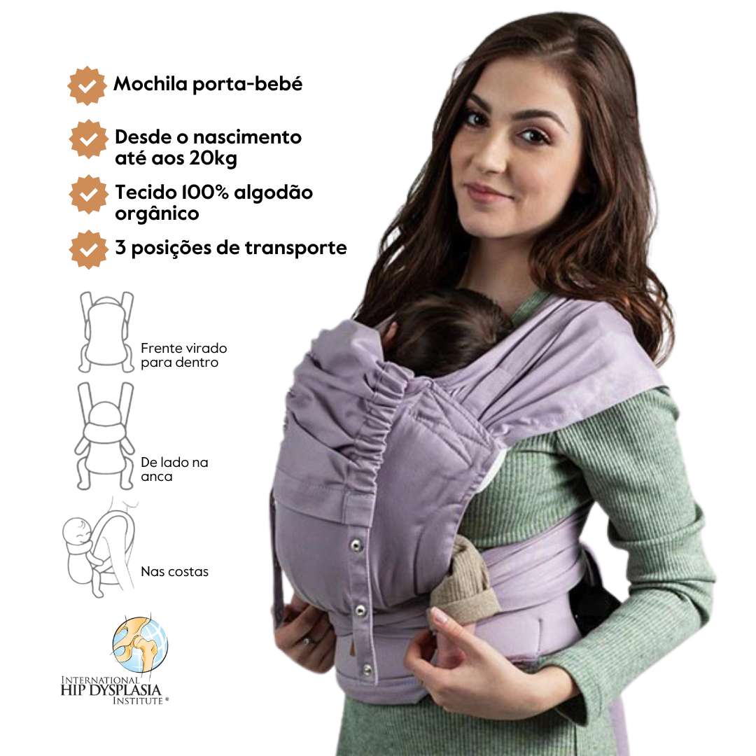 Isara Mochila Portabebé QuickTie One Size – Lavender