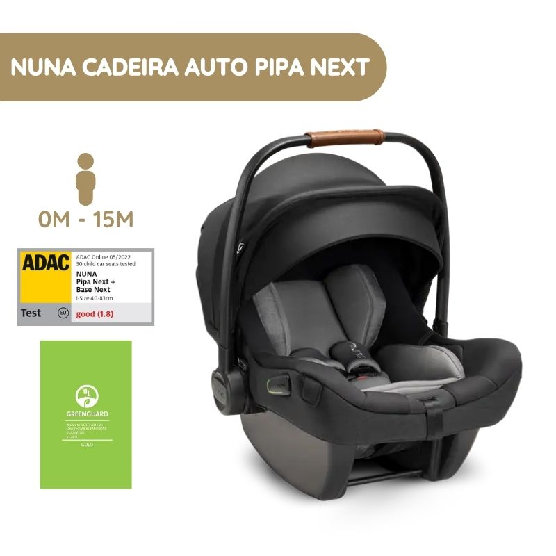 Nuna Cadeira Auto Pipa Next – Caviar