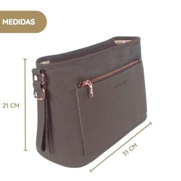 Pasito a Pasito Bolsa Organizadora London - Coffee