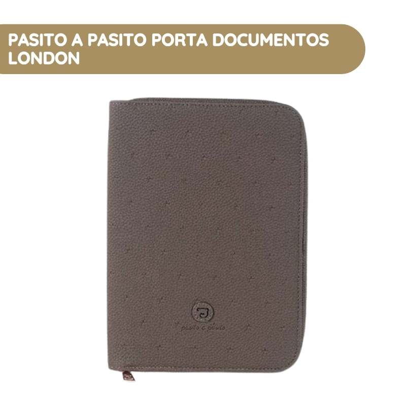 Pasito a Pasito Porta Documentos London – Coffee