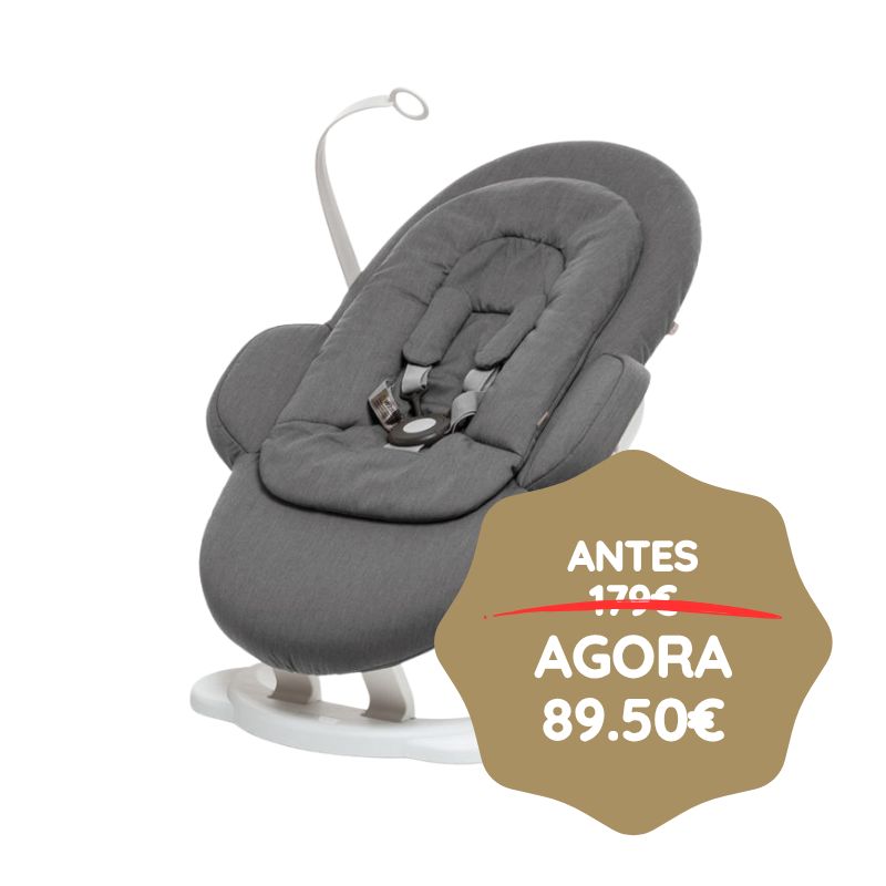 Stokke Steps Espreguiçadeira – White Deep Grey