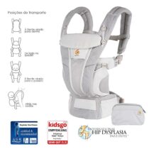 Ergobaby Omni Breeze Cinza Pérola - Mochila Portabebé