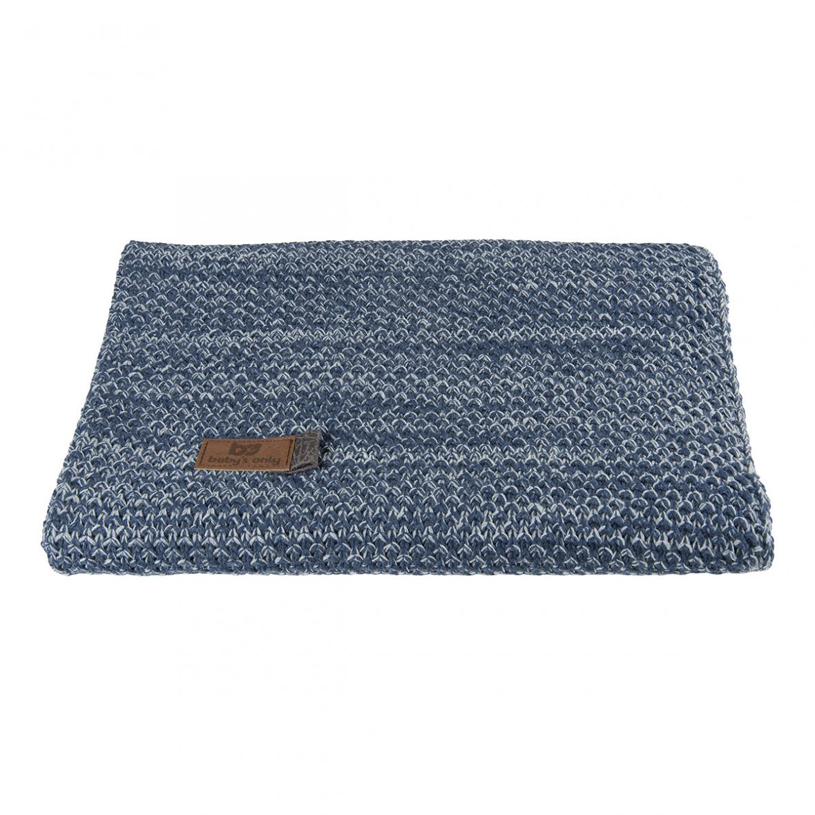 Baby’s Only Cobertor de Berço de Bebé River – Jeans/Grey melee