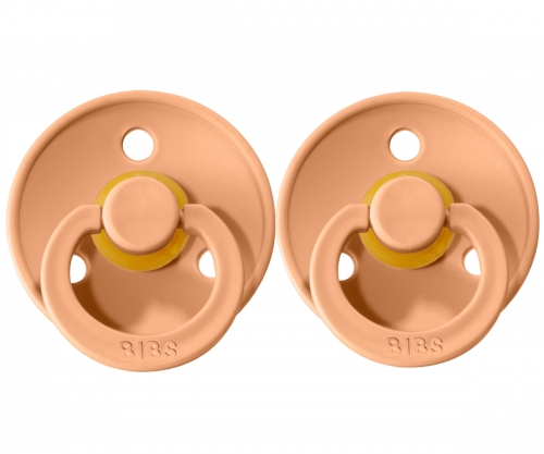 BIBS 2 Chupetas 6-18m – Peach/Peach