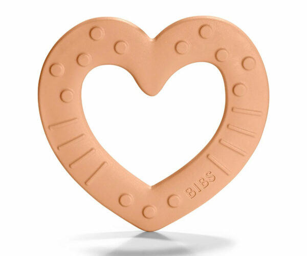 BIBS – Mordedor Baby Bitie Coração – Peach