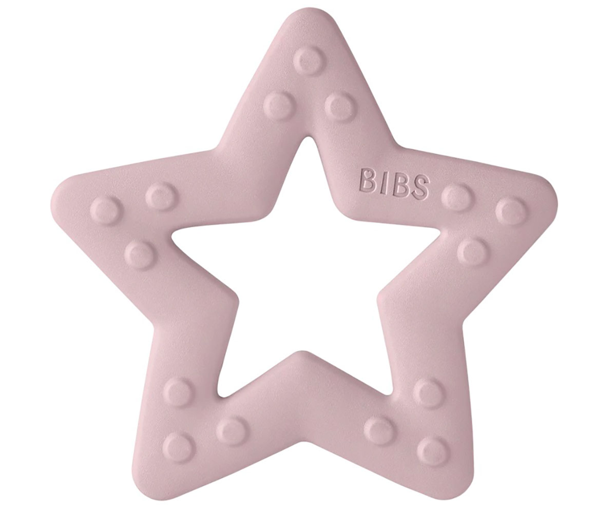 BIBS – Mordedor Baby Bitie Estrela – Pink Plum