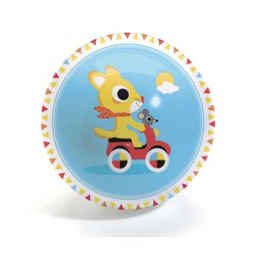 Djeco – Cute Race Ball – 12 cm – Bola c/ Rato e Mota