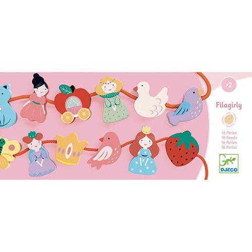 Djeco – FilaBella – Contas de Madeira