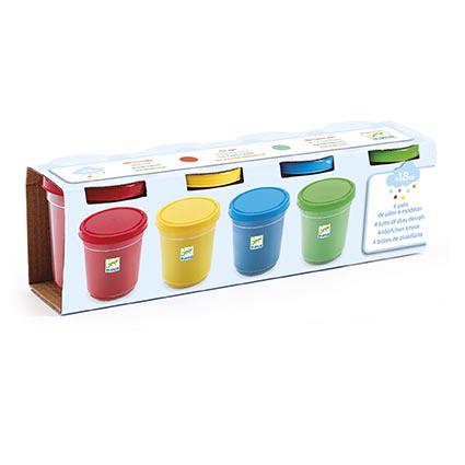 Djeco – 4 Tubos de Plasticina