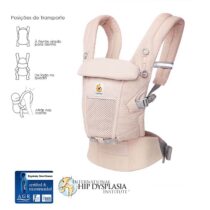 Ergobaby Adapt SoftFlex Mesh Rosa Quartzo - Mochila Portabebé