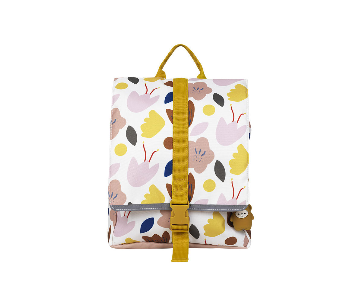 Fabelab – Mochila Escolar Pequena – Flower Print