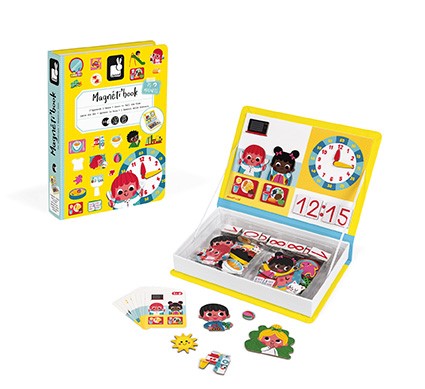 Janod – Livro Magnético Aprender as Horas