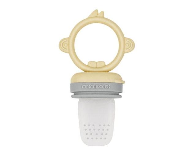Minikoioi Alimentador Anti-Asfixia Pulps – Cinza e Amarelo