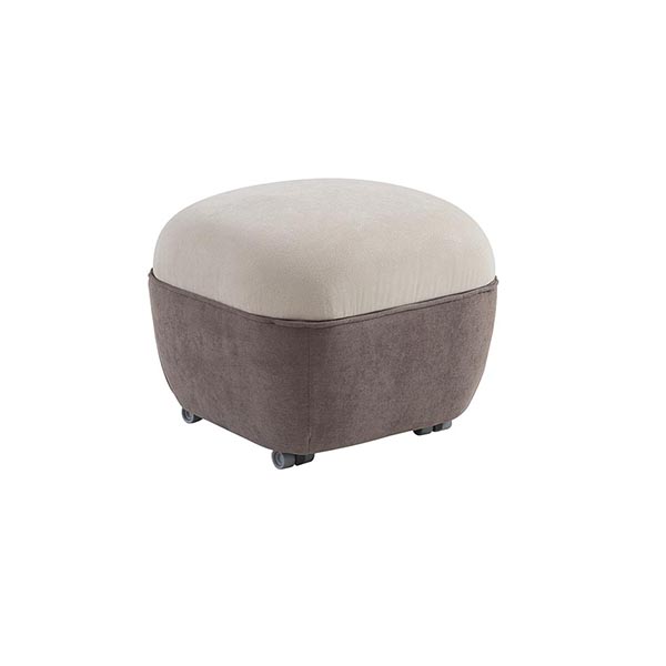 Puff Moom para Poltrona de Amamentação da Micuna – Beige/Marron