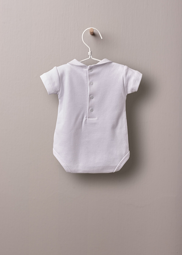 Wedoble – Body Branco Redonda Bordada – 1M