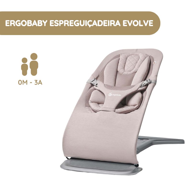 Ergobaby Espreguiçadeira Evolve – Rosa