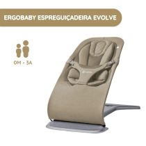 Ergobaby Espreguiçadeira Evolve - soft olive