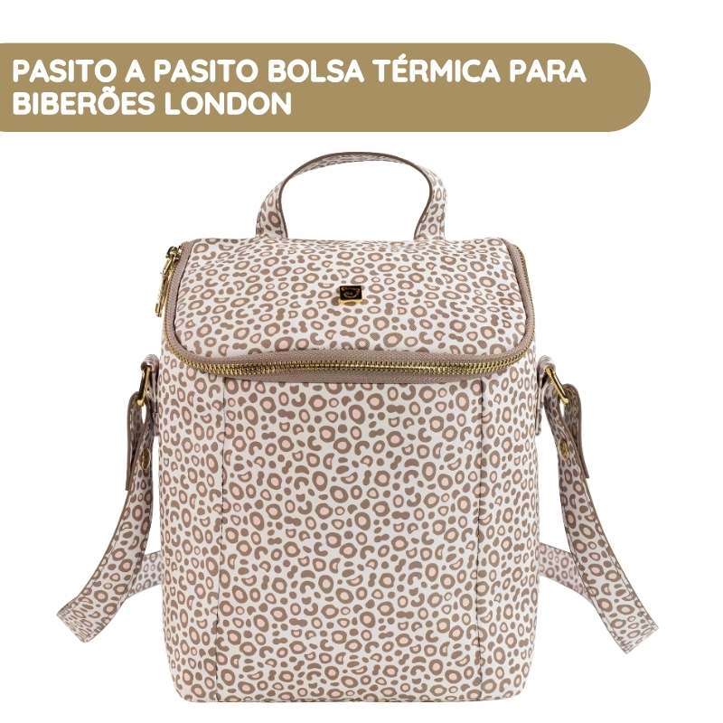 Pasito a Pasito Bolsa Térmica para Biberões London – Animal Print