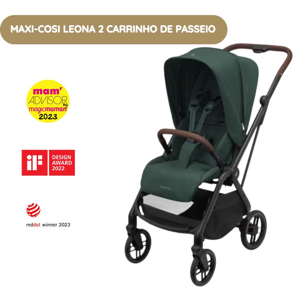 Maxi-Cosi Leona 2 Carrinho de Bebé – Twillic Green
