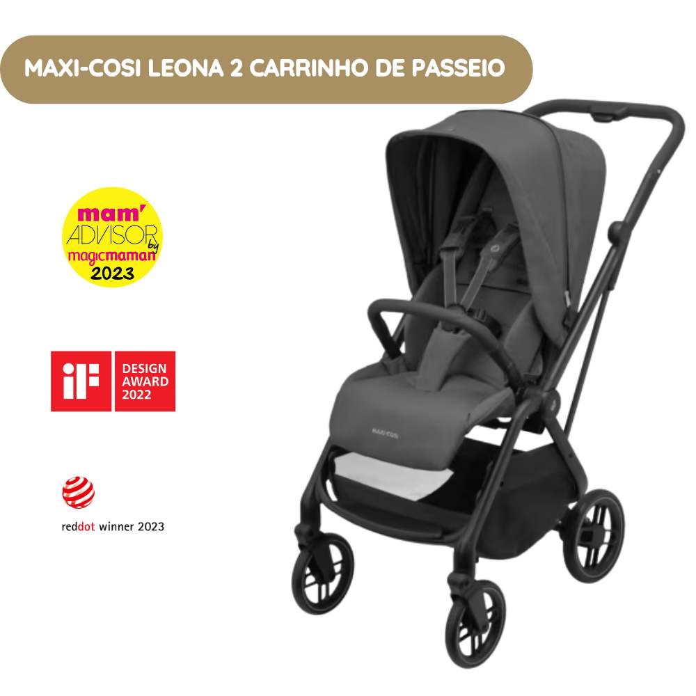 Maxi-Cosi Leona 2 Carrinho de Bebé – Twillic Graphite