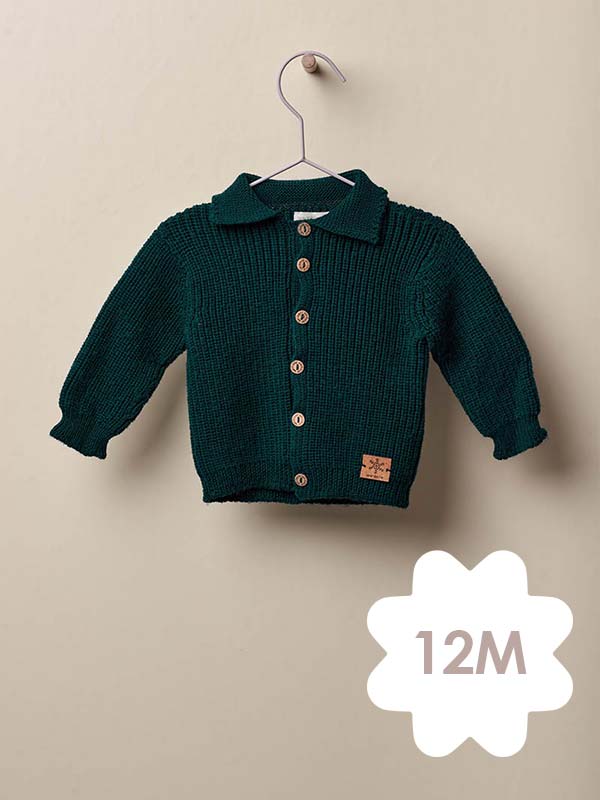 Wedoble Casaco Verde escuro 12M