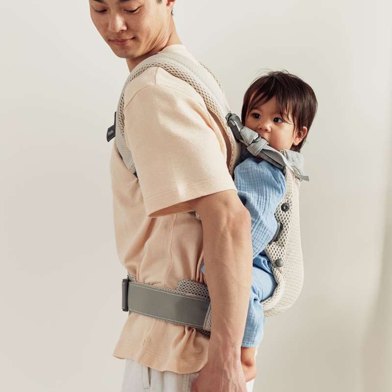 Babybjorn Mochila Porta Bebé Harmony – Creme Mesh (3)