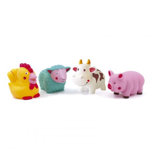Ludi 4 Animais de Plástico para Banho – Quinta