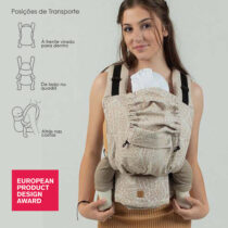 Isara Mochila Portabebé Quick Full Buckle - Majestic Ivory Forest