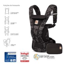 Ergobaby Mochila Portabebé Omni Breeze - Onyx Blooms