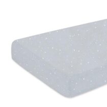 Bemini Lençol de Cama 70x140cm - Little stars print grizou