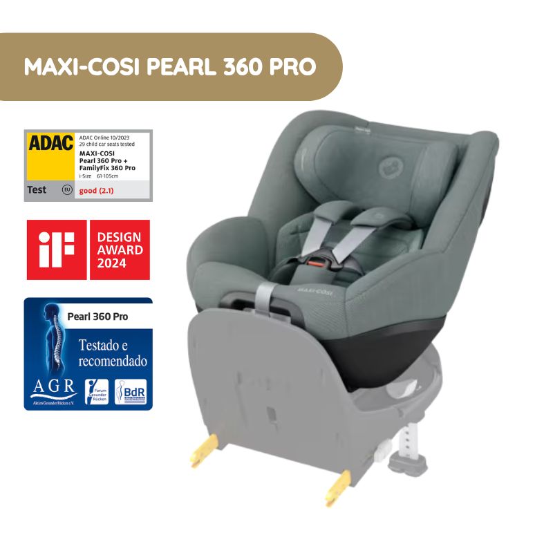 Maxi-Cosi Cadeira Auto Pearl 360 Pro – Authentic Grey