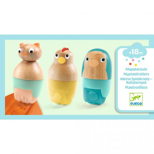 Djeco – Myplastirollers – Carimbos Rolantes De Animais